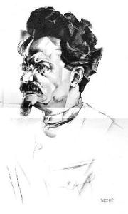 Retrat de Trotski, de Iurii Annenkov